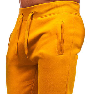 Pantalones de chándal personalizados para hombre, pantalones de chándal con bolsillo y cintura alta con cordón, patrón apilado de tela de algodón, estilo Hip Hop - Product Image 5