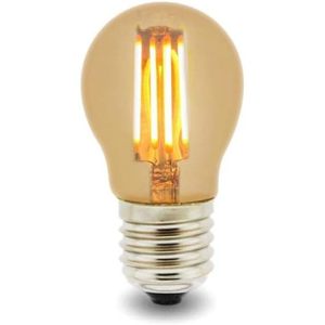 หลอดไฟไส้หลอด LED 350LM 4W สไตล์วินเทจ E27 G45แสงอุ่น2300K หลอดฟลูออเรสเซนต์ประหยัดพลังงาน45X73H มม. - Product Image 1