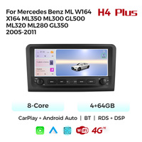 Lecteur multimédia DVD de voiture Android MEKEDE, autoradio GPS, navigation 10,26 pouces pour Mercedes Benz ML W164 X164 ML350 ML300 2005-2011