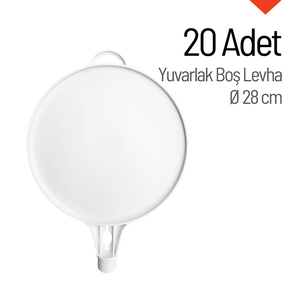แผ่นเตือนจราจรทรงกลมขนาด 28 ซม. - Product Image 3