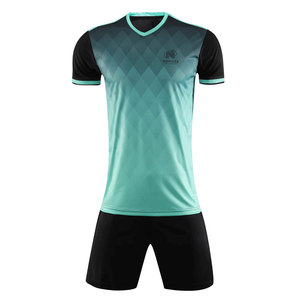 New Arrival Custom Adult Soccer Uniform Lightweight Breathable Short Sleeve Custom Printing Design High Quality <b>Cheap</b> Price - Product Image 1