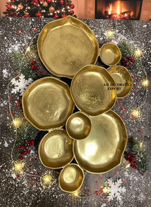 Dernier modèle : Plat de service à 9 compartiments, fait main, pour centre de table de mariage, vaisselle, plat décoratif pour bijoux - Product Image 2