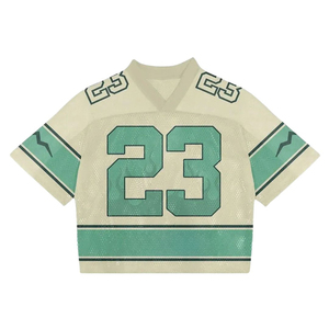 Camiseta de Fútbol Americano Transpirable, Antihumedad, Antibacteriana, Talla Grande, Manga Corta, Ropa Deportiva para Entrenamiento y Práctica - Product Image 1