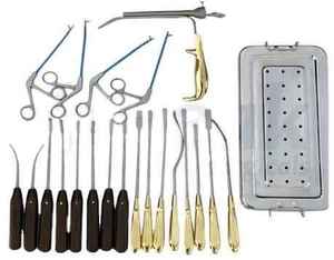 Ensemble d'instruments de lifting facial endoscopique manuel en acier de haute qualité pour la chirurgie esthétique avec certification CE et garantie de 2 ans - Product Image 1