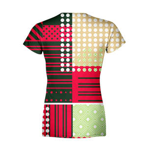 เสื้อยืดคอกลมปรับแต่งได้สำหรับทุกเพศดีไซน์โลโก้สำนักงานพิมพ์ซับลิเมชันแบบเต็มรูปแบบผ้าถักผ้าแขนสั้น - Product Image 3