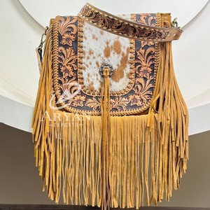 2025กระเป๋าสะพายหนังวัวแท้สำหรับผู้หญิง, กระเป๋าพาดลำตัวดีไซน์หรูหราแบรนด์ดังขายดี - Product Image 1