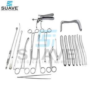 ชุดเครื่องมือผ่าตัดสแตนเลสสำหรับการขยายและขูดมดลูกชุดเครื่องมือผ่าตัดออกแบบโลโก้ได้ตามต้องการ - Product Image 4