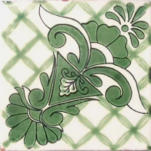90 azulejos de porcelana esmaltada mexicana para uso en suelo interior para dormitorios ladrillo refractario Talavera México cerámica uso en suelo de pared # C029 - Product Image 1