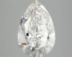 Diamante Cultivado en Laboratorio, Corte Pera, 3.05ct, F VS1, para Joyería, Diamante CVD - Product Image 5