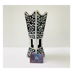 Quemador de incienso con incrustaciones de conchas marinas hechas a mano de primera calidad para el hogar, oficina, habitación, Eid Ramadan, juego de regalo, MOP con incrustaciones, quemador Bakhoor Oud - Product Image 2