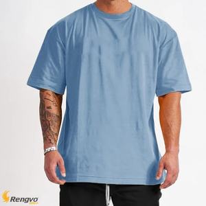 Custom <b>Men's</b> Formal Woven Heavyweight 100% Cotton Oversized Plus Size <b>T</b>-<b>Shirt</b> - Product Image 2