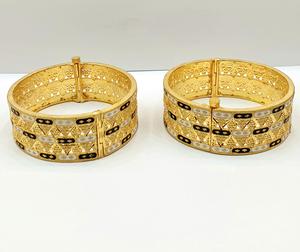 Wholesale High Quality 24K Gold Plated Stainless Steel Fashion <b>Bracelets</b> Bangles Stylish 24K Gold Plated Stainless Steel Jewelry - Product Image 4