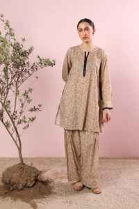 Farshi Casual Luxury 2 piezas Trajes de mujer Modesto y formal Patrón sólido Estilo pakistaní e indio Venta al por mayor de Pakistán - Product Image 2