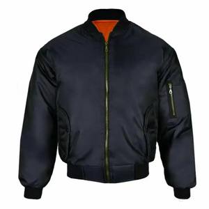 Chaqueta Bomber de Invierno para Hombre de Alta Calidad, Chaqueta de Lona Personalizada al por Mayor con Manga Larga y Cuello Alto, Estilo Hip Hop - Product Image 6