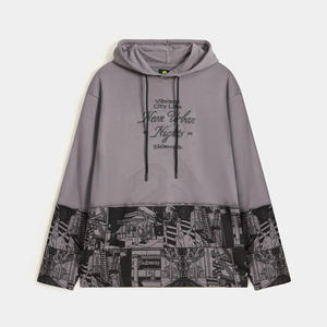 Wholesale <b>Mens</b> Custom Winter Hoodies Premium Heavy Cotton Digital Printing <b>Pullover</b> with OEM/ODM Service - Product Image 1