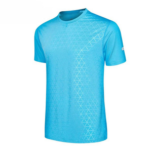 Camiseta de cuello redondo personalizable para hombre, camiseta lisa encerada de poliéster/algodón 100%, camiseta en blanco del fabricante - Product Image 2