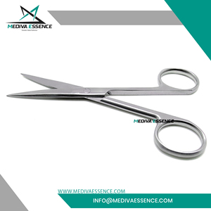 Ciseaux chirurgicaux professionnels pour pansements médicaux, en acier inoxydable, approuvés CCC, tranchants, droits, instrument chirurgical manuel Mediva - Product Image 6