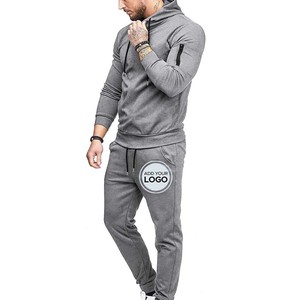 Men's Tracksuit High Quality Men's Tracksuits 2 Pieces Waffle Hoodies Sweatsuit Sets Sports Jogging Suit Sets - Product Image 2