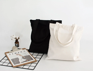 Sacs à provisions pour femmes taille personnalisable couleur unie toile fourre-tout épaule épicerie plage sac à main coton recyclé sac fourre-tout biologique - Product Image 4