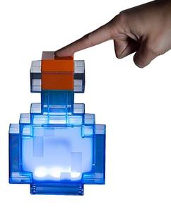 Lampe de bureau LED à changement de couleur Minecraft Potion Bottle, 7 pouces - Product Image 1