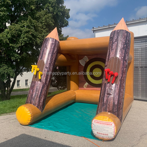 Axes pour hache jeu de lancer aire de jeux mobile gonflable enfants en plein air château rebondissant gonflable extérieur Commercial - Product Image 3