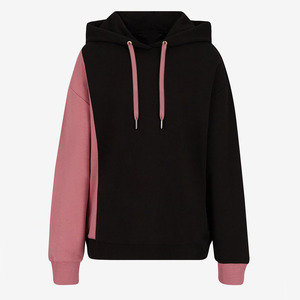 Sweat à capuche personnalisé brodé en blocs de couleurs Streetwear Pull en polaire de sport de haute qualité 100% coton Sweat à capuche surdimensionné pour femmes - Product Image 2