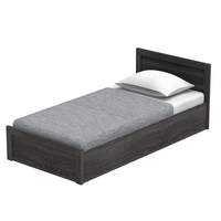 Lit simple en bois moderne 2215, très demandé, pour chambre, hôtel, cuisine, hôpital