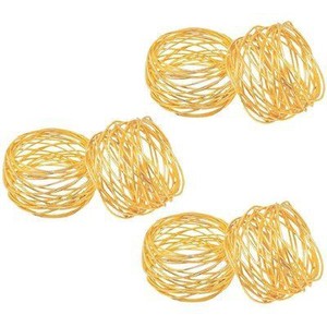 BEST High Quality Brass and Aluminium High-<b>end</b> Wedding Banquet Decorations Napkin Ring Whole Sale and Rose Round Napkin Ring... - Product Image 1