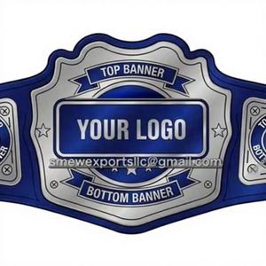 Cinturón de Campeonato Personalizado para Luchadores Amateur, Ideal para Ganar Campeonatos de MMA y Jiu-Jitsu, Hecho de PU - Product Image 1