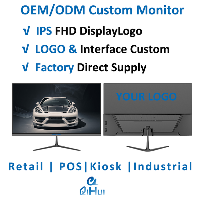 23.8 Inch IPS LED Monitor Frameless Full HD Display for Education Office Commercial Use Global Wholesale Supplier