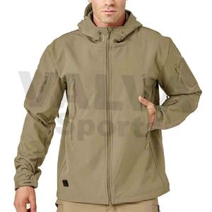 VALVA SPORTS Chaqueta Softshell elegante para hombre Tela de lona de invierno a prueba de viento Impermeable y transpirable Diseño OEM - Product Image 1