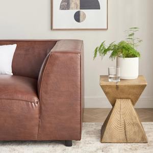 Conception incurvée élégante de Tableau de tambour en métal avec l'idéal durable lisse de meubles de finition argentée pour la table d'appoint ou l'affichage de Table basse - Product Image 3