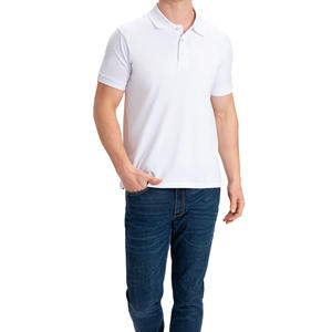 Logotipo personalizado impreso 100% algodón Piqué de punto bordado hombres cómodo Polo alta calidad bordado hombres polos - Product Image 3