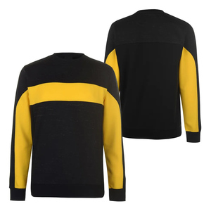 Sudaderas largas de algodón liso Unisex Drop Shoulder Fleece Sweatshirt Mujeres Sudadera personalizada Sudadera de cuello redondo - Product Image 3