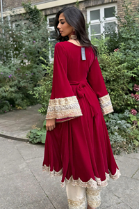 Robe afghane en gros, robe longue tendance, design brodé, robe afghane pour femme - Product Image 3