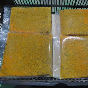 CUBE DE FRUITS DE LA PASSION CONGELÉS/DEMI-COUPÉ SANS GRAINES, TROPICAL IQF, LIQUIDE NON GRAINES AVEC GRAINES À BAS TAUX - Product Image 1