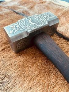 Hache tactique industrielle faite à la main, acier damas de haute qualité, tomahawk, hache viking, camping, bois, bricolage, coupe en plein air - Product Image 5