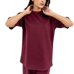 Camisetas de Verano Personalizadas para Mujer, Manga Corta, Cuello Redondo, 100% Algodón, Camiseta Básica Lisa para Mujer, Precio con OEM 2026 - Product Image 4