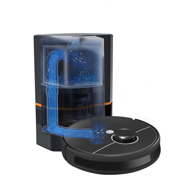 Robotic Vacuum and Mop Housekeeping Robot with Auto Dirt Collector