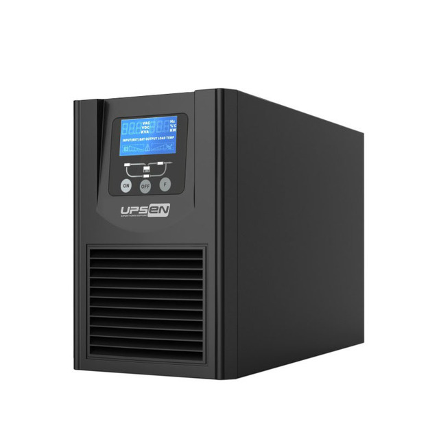 UPSEN Intelligent LCD Display 1KVA 220VAC Pure Sine Wave 0 Transfer Time Single Phase HF Online No Break DSP UPS for Home Use