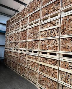 Bûches de bois de chêne sauvage de haute qualité, 100 % bois massif pour le chauffage, longueur 16 pouces - Product Image 1