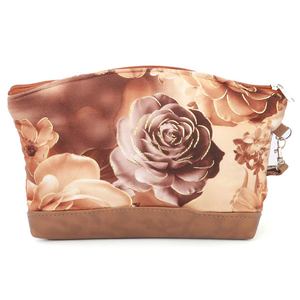 กระเป๋าพิมพ์ลายดอกไม้สำหรับผู้หญิง - สีน้ำตาล - Product Image 3