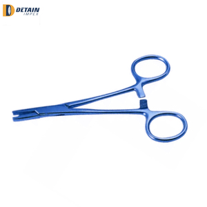 Outil de perçage corporel en acier chirurgical Pince de perçage à tête droite Pince Kit de suture Instrument médical - Product Image 2