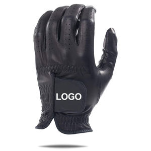 Gant de golf en cuir souple et respirant de haute qualité avec impression de logo Gants de golf en cuir Cabretta personnalisés abordables en gros - Product Image 3