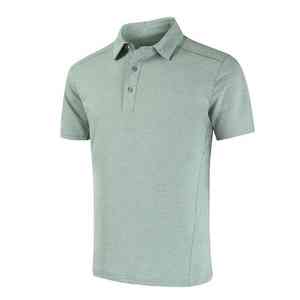 Chemise en tricot uni pour homme, coupe ajustée, tissu respirant, design moderne et sportif, option de logo personnalisé - Product Image 3