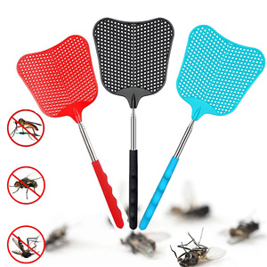Tapette à mouches manuelle flexible et forte télescopique antiparasitaire pour la cuisine à domicile - Product Image 1