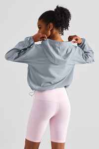 Unique Design Rhino <b>Grey</b> <b>Women's</b> Sun Protection Oversize Hoodie Anti-Wrinkle And Breathable Hoodies For <b>Woman</b> Gym Zip Up Hoodie - Product Image 2