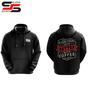 Gran oferta de sudaderas con capucha de lana de algodón para hombre, sudaderas de algodón con estampado personalizado, de peso pesado pulóver, sudaderas con capucha con estampado Puff - Product Image 4