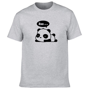 Camiseta de verano de manga corta con estampado de dibujos animados personalizado para hombre 100% algodón Top patrón sólido ropa de talla grande - Product Image 3