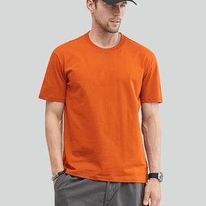 Camiseta Unisex de verano 2025, nueva ropa de algodón de manga corta para hombre, Color sólido, transpirable y de todas las tallas, tejido de punto - Product Image 2